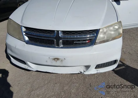 2012 Dodge Avenger Se из США, поврежденный, VIN 1C3CDZAG4CN327675